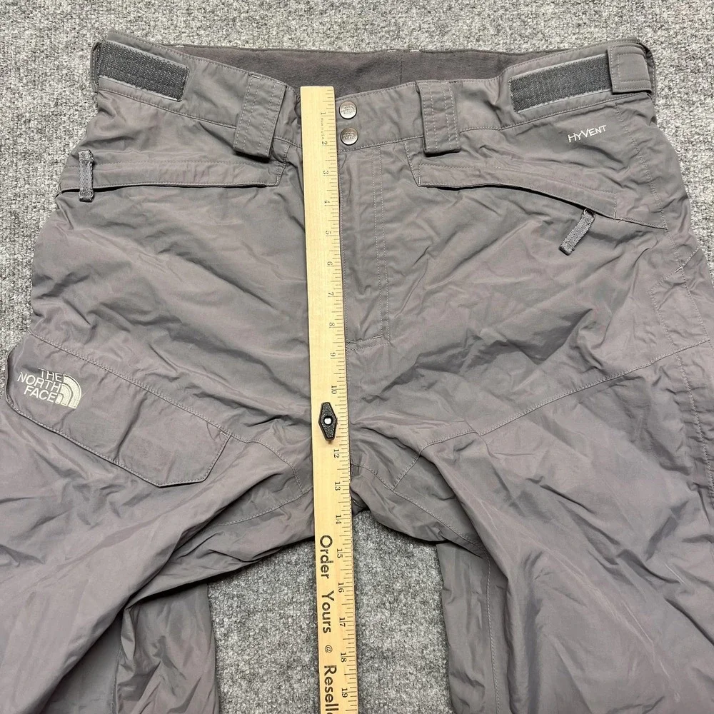 The North Face HyVent Snow Pants Mens Large Gray Waterproof Ski 36x30